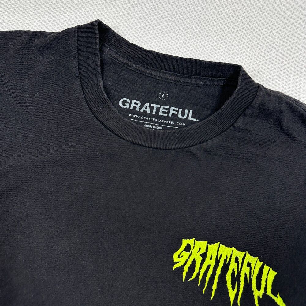 Grateful T-Shirt Black - Size L